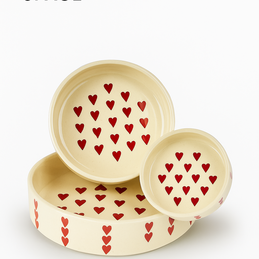 Ceramic Breakfast Bowls (Set of 3) | Ceramic