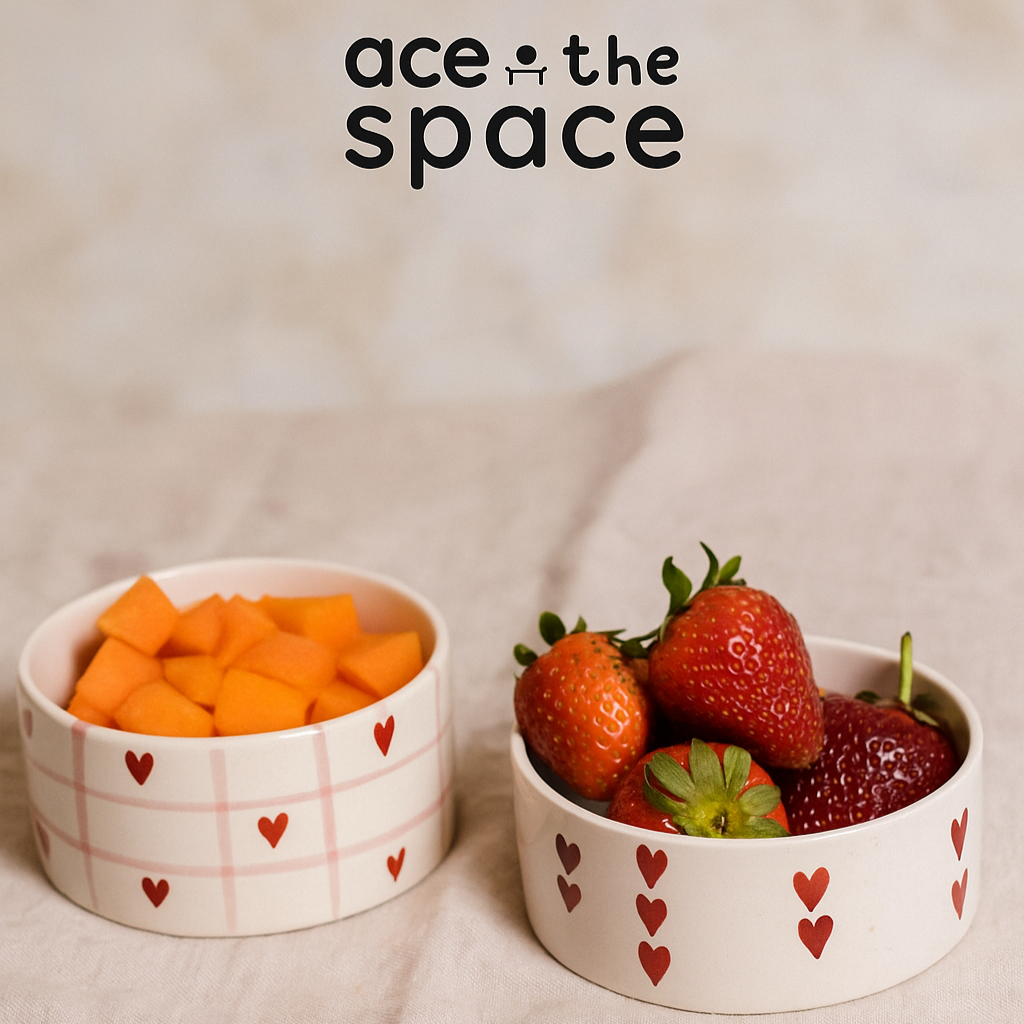 Heart Ceramic Breakfast Bowl (Set of 2) | Ceramic