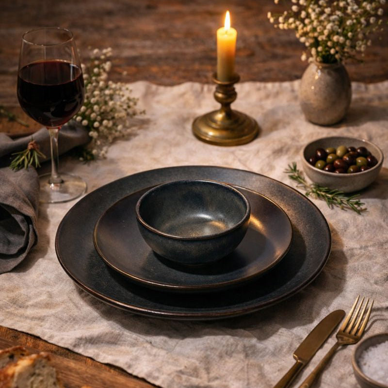 Ceramic Plate Set of 3 | Ceramic
