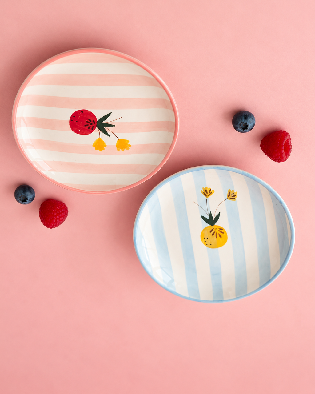 Orchard Delight Plates ( Set of 2) | Ceramic