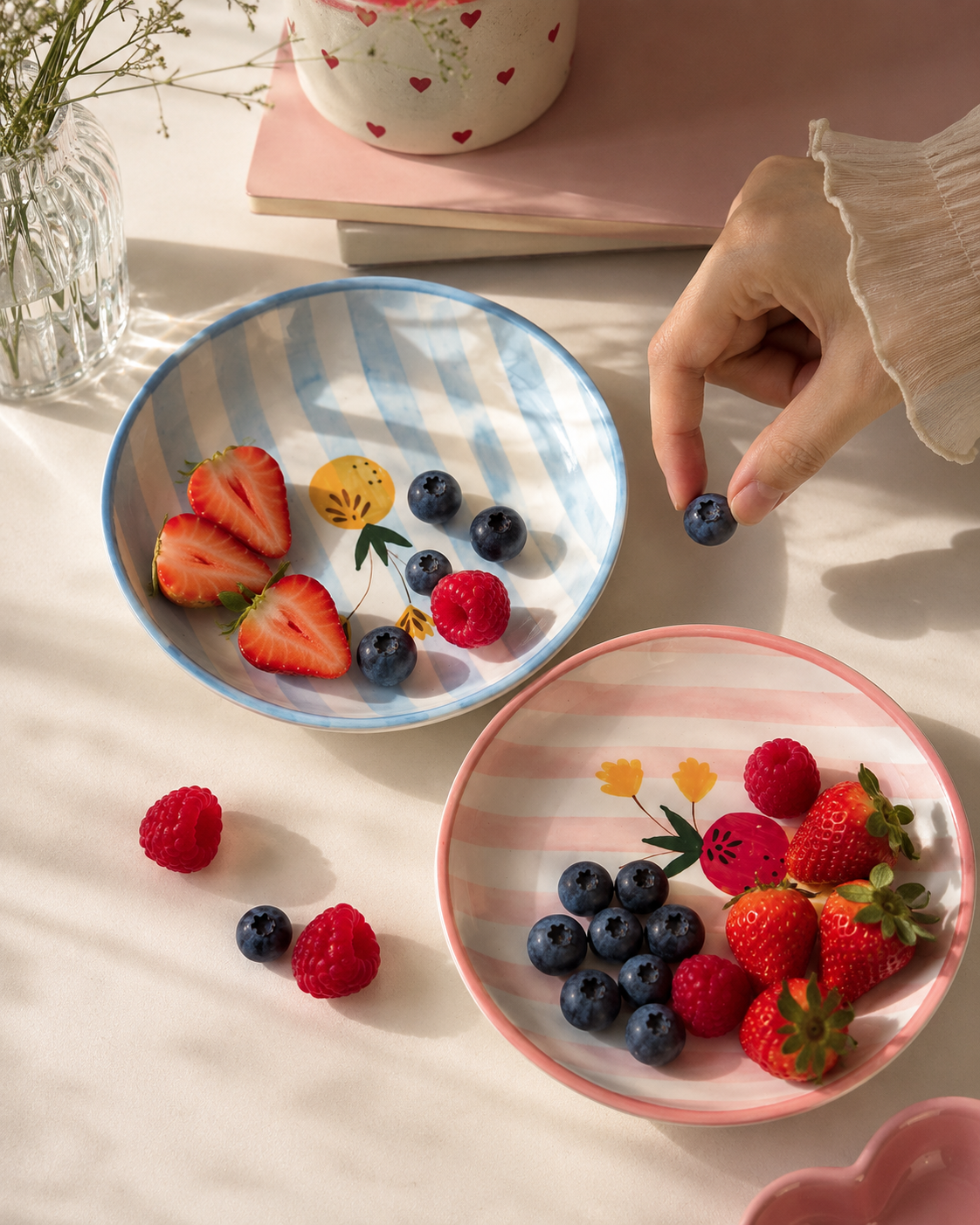 Orchard Delight Plates ( Set of 2) | Ceramic