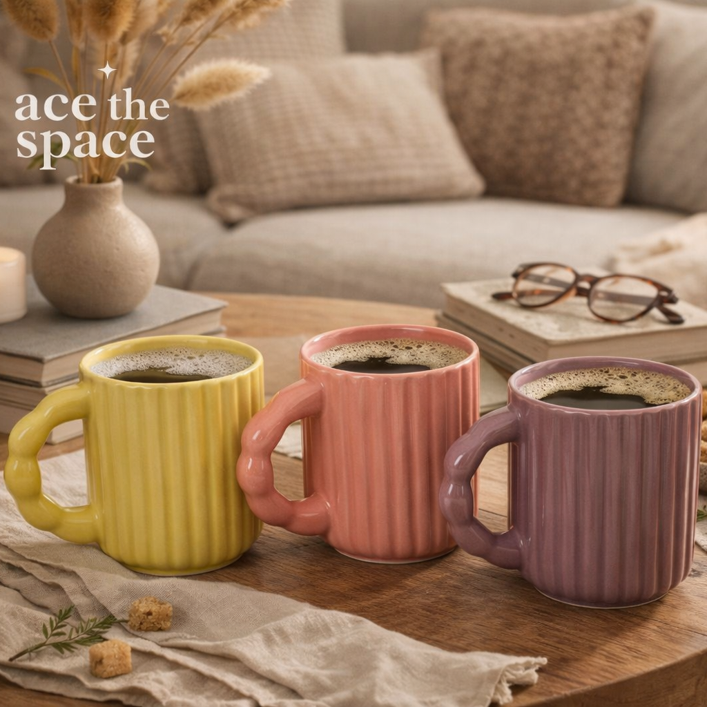 TRI-COLOR MATCHING CUPS (Set of 3) | Pinterest Inspired Design