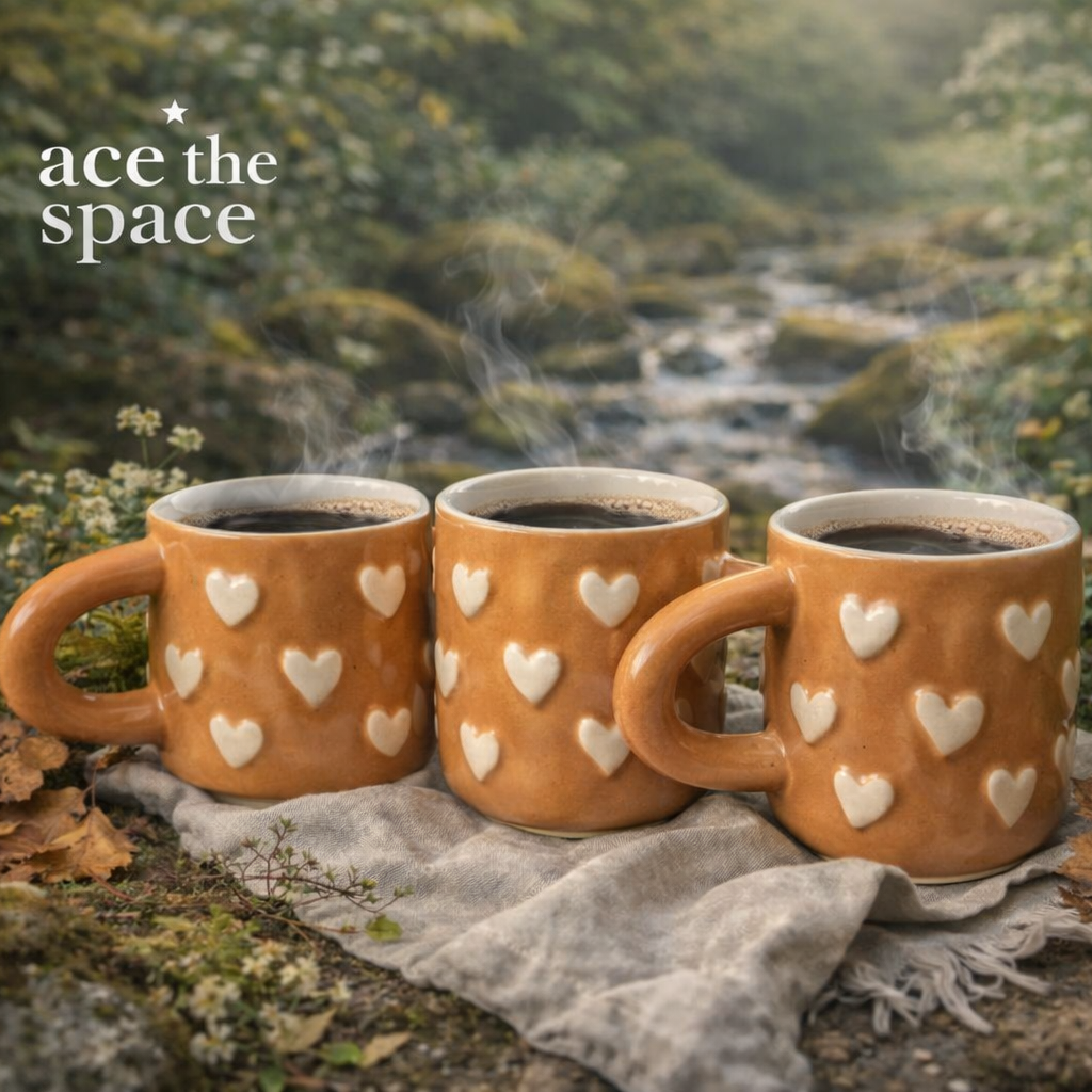 MATCHING CUPS with hearts (Set of 2) | Pinterest Inspired Design (Copy)