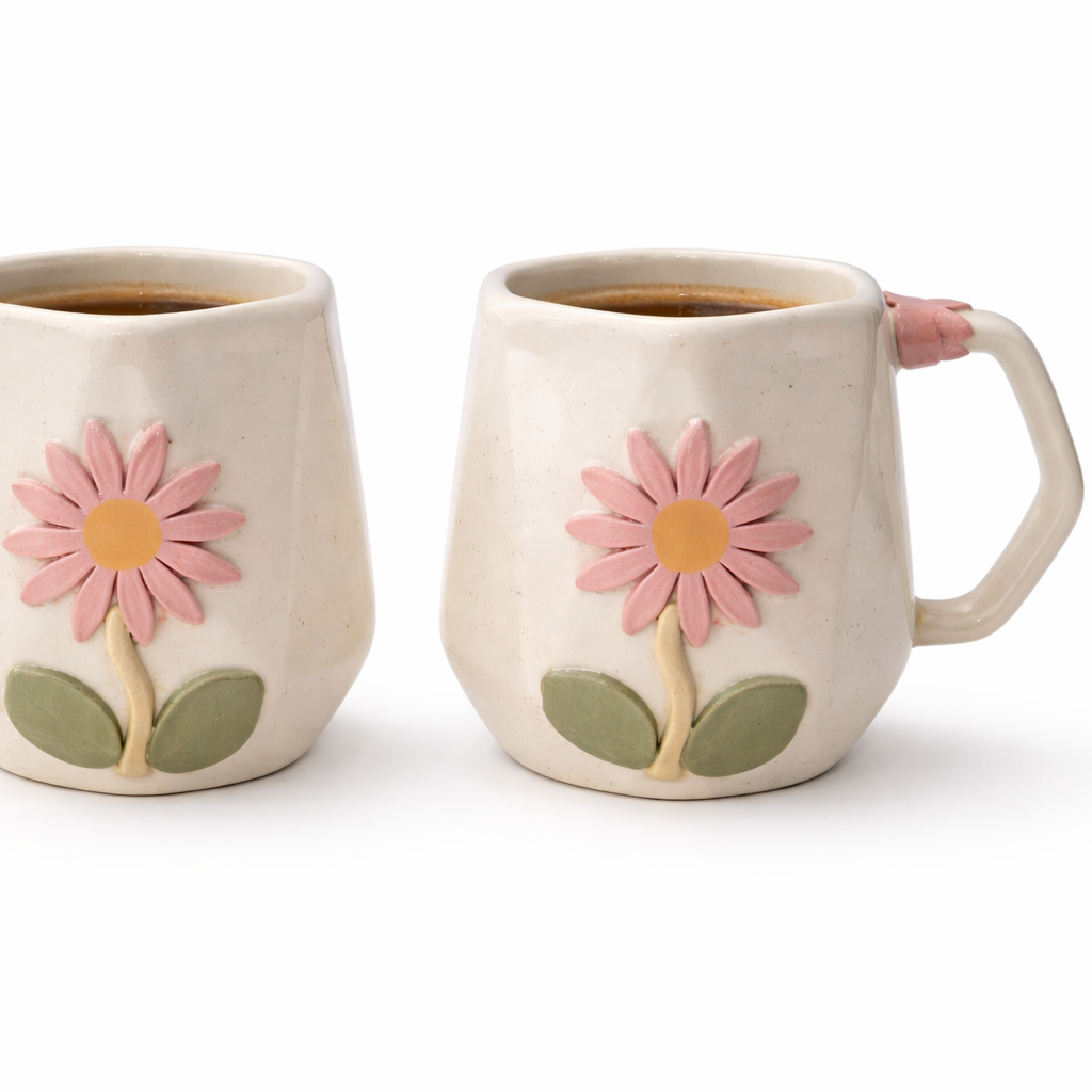 FLORET COFFEE MATCHING CUPS (Set of 2) | Pinterest Inspired Design