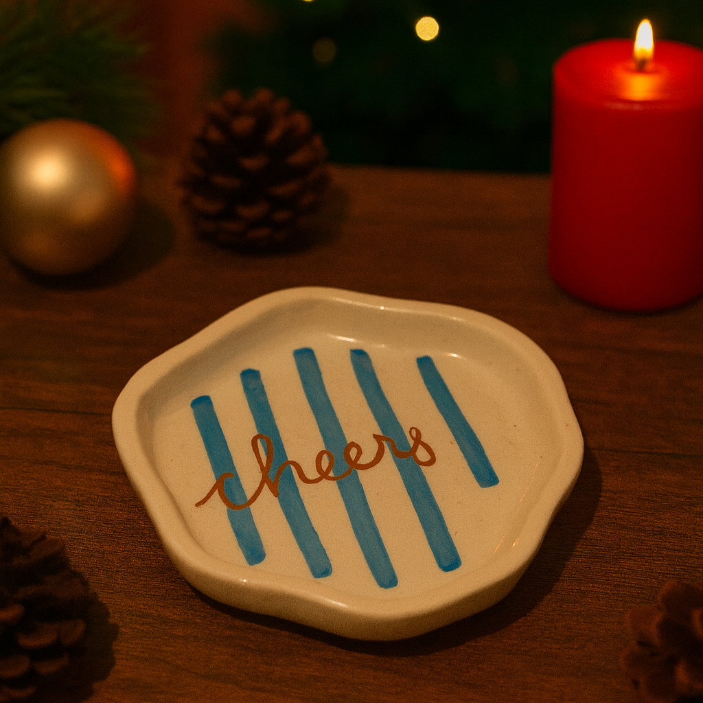 Jingle Cookie Plates | Ceramic