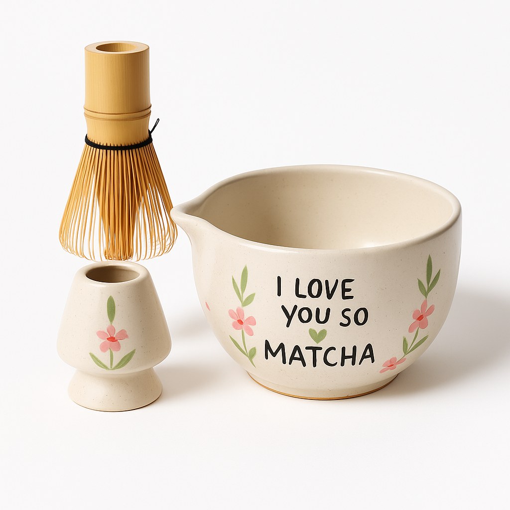 Poppies Matcha Set (set of 2)| Pinterest Inspired Design
