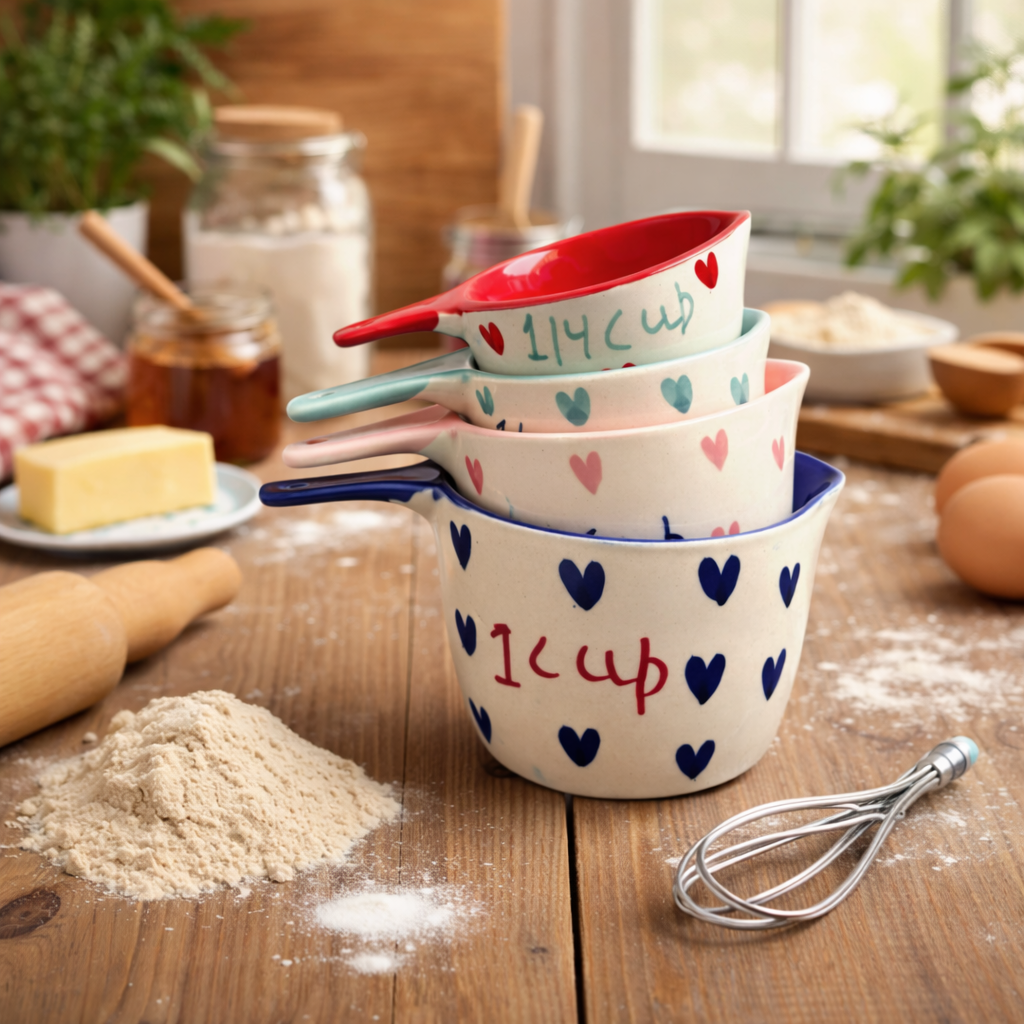 Lil Hearts Measuring Cup Set of 4