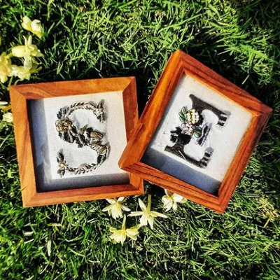 INITIAL PERSONALISED COASTERS