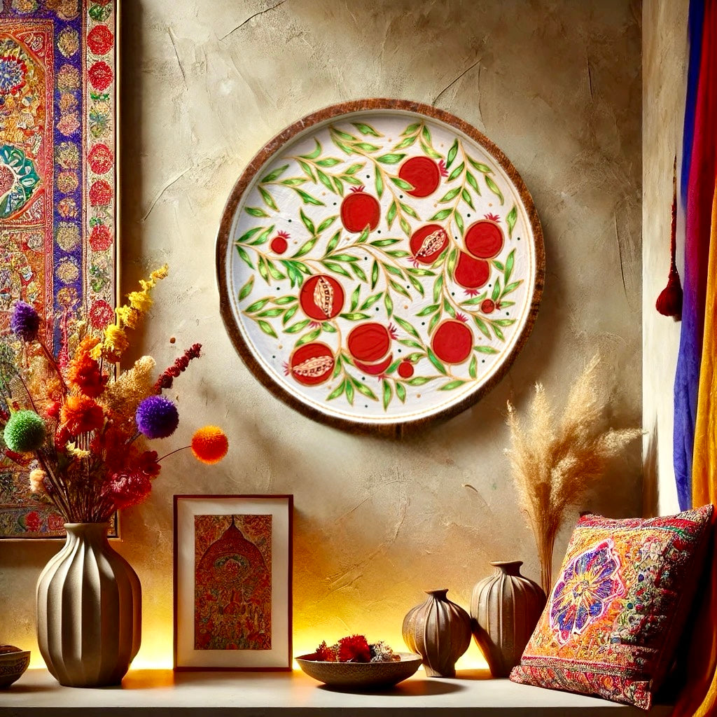 "RUMANI" HAND-PAINTED MUTI-USE TRAY