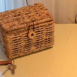 RATTAN BABY TRUNK BOX (SET OF 1)