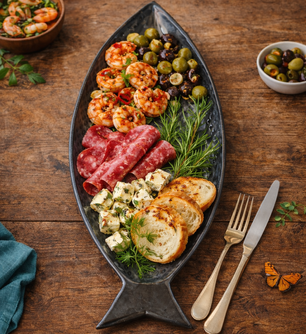 Fillet Shape Snack Platter (set of 1)
