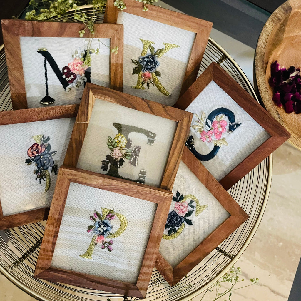 INITIAL PERSONALISED COASTERS