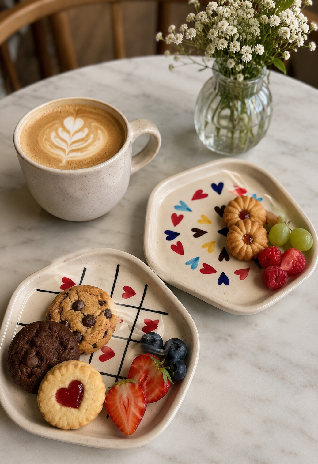 SugarHeart Cookie Plates | Ceramic