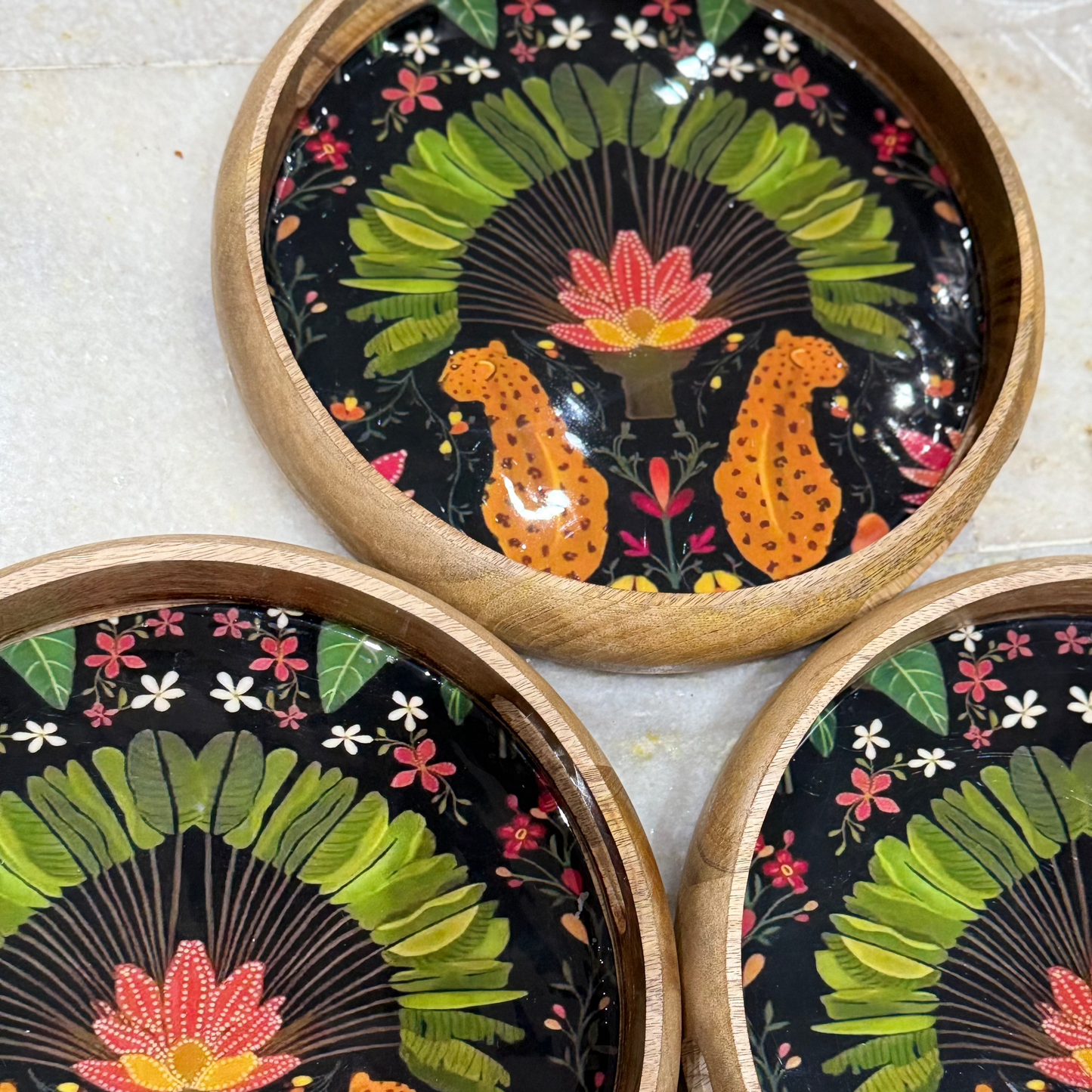 AFRO-ALLI SERVING TRAY( SET OF 1)