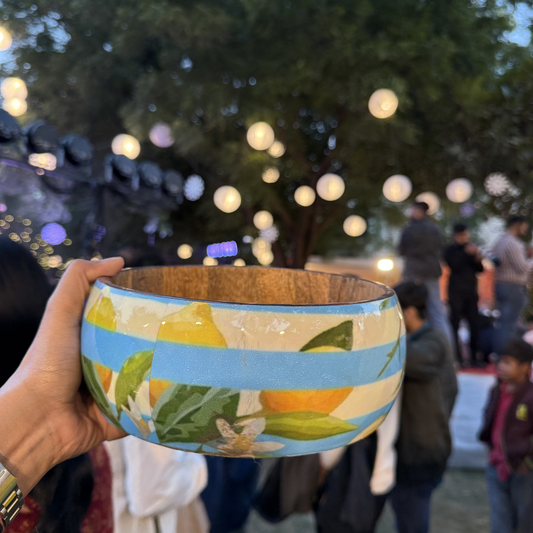 SICILIA ENAMELLED SNACK BOWL