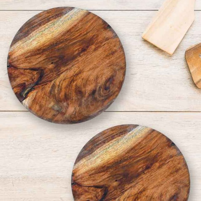 MANGO WOOD SNACK PLATE