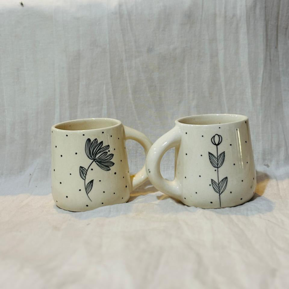 Illustrated Cup Set (set of 2)| Pinterest Inspired Design