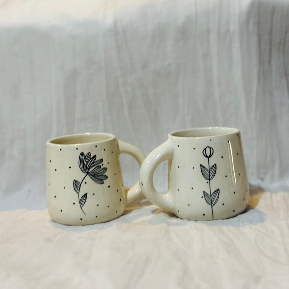 Illustrated Cup Set (set of 2)| Pinterest Inspired Design