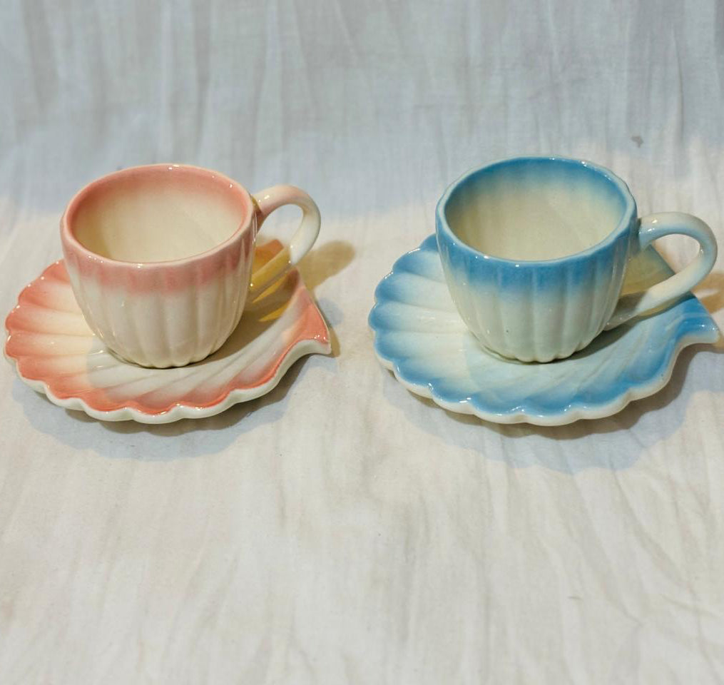 Ombre Coffee Cup and Saucer Set (set of 1)| Pinterest Inspired Design