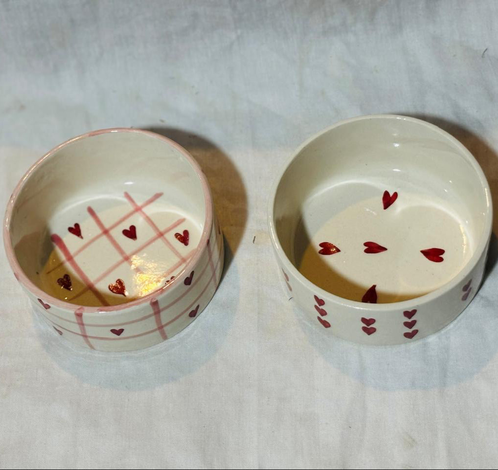 Heart Ceramic Breakfast Bowl (Set of 2) | Ceramic