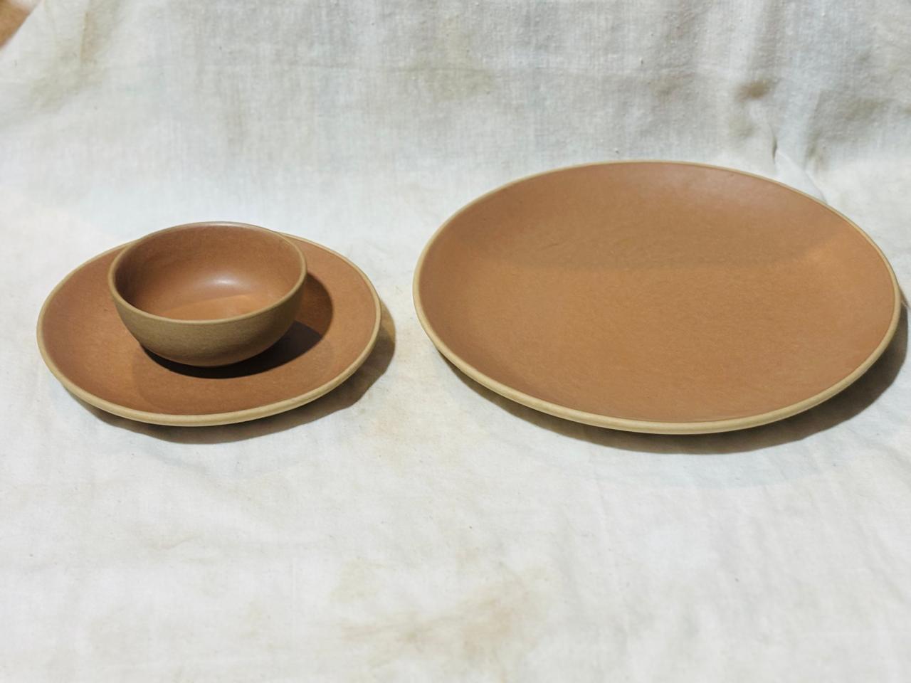 Ceramic Plate Set of 3 | Ceramic