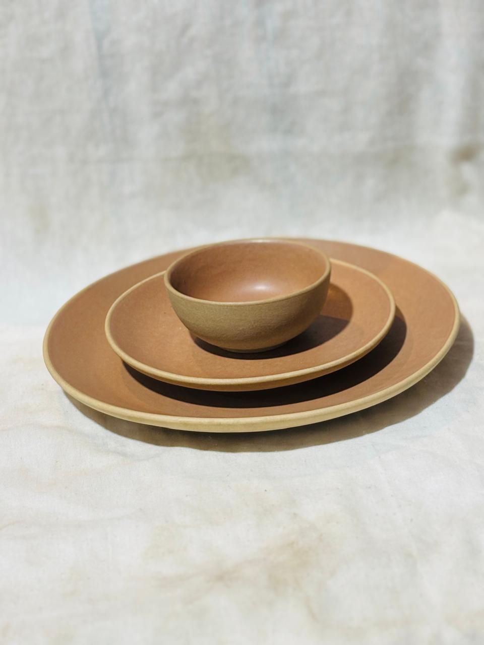 Ceramic Plate Set of 3 | Ceramic