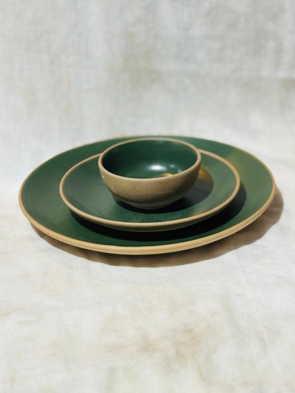 Ceramic Plate Set of 3 | Ceramic