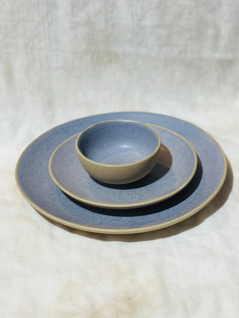 Ceramic Plate Set of 3 | Ceramic