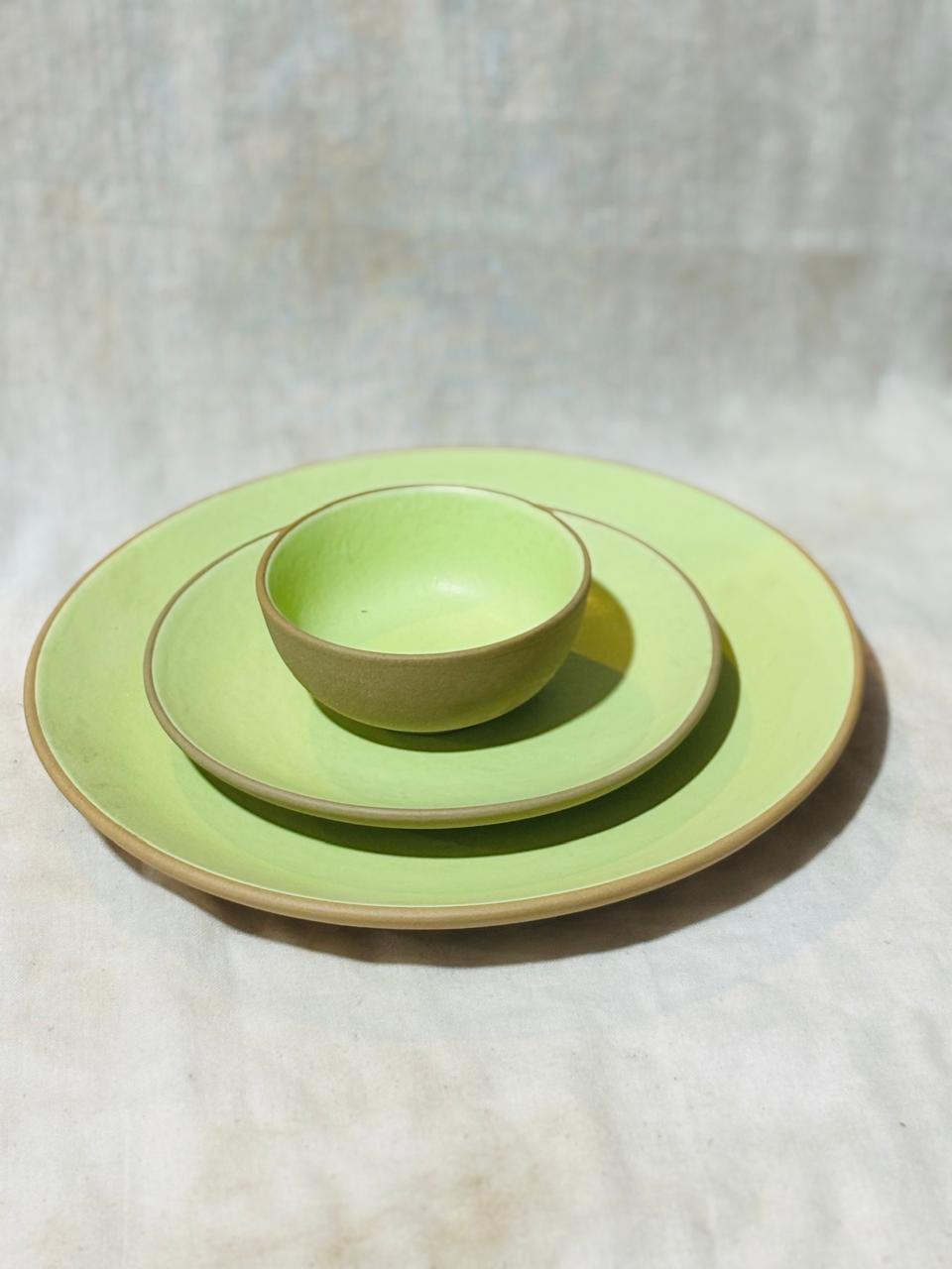 Ceramic Plate Set of 3 | Ceramic