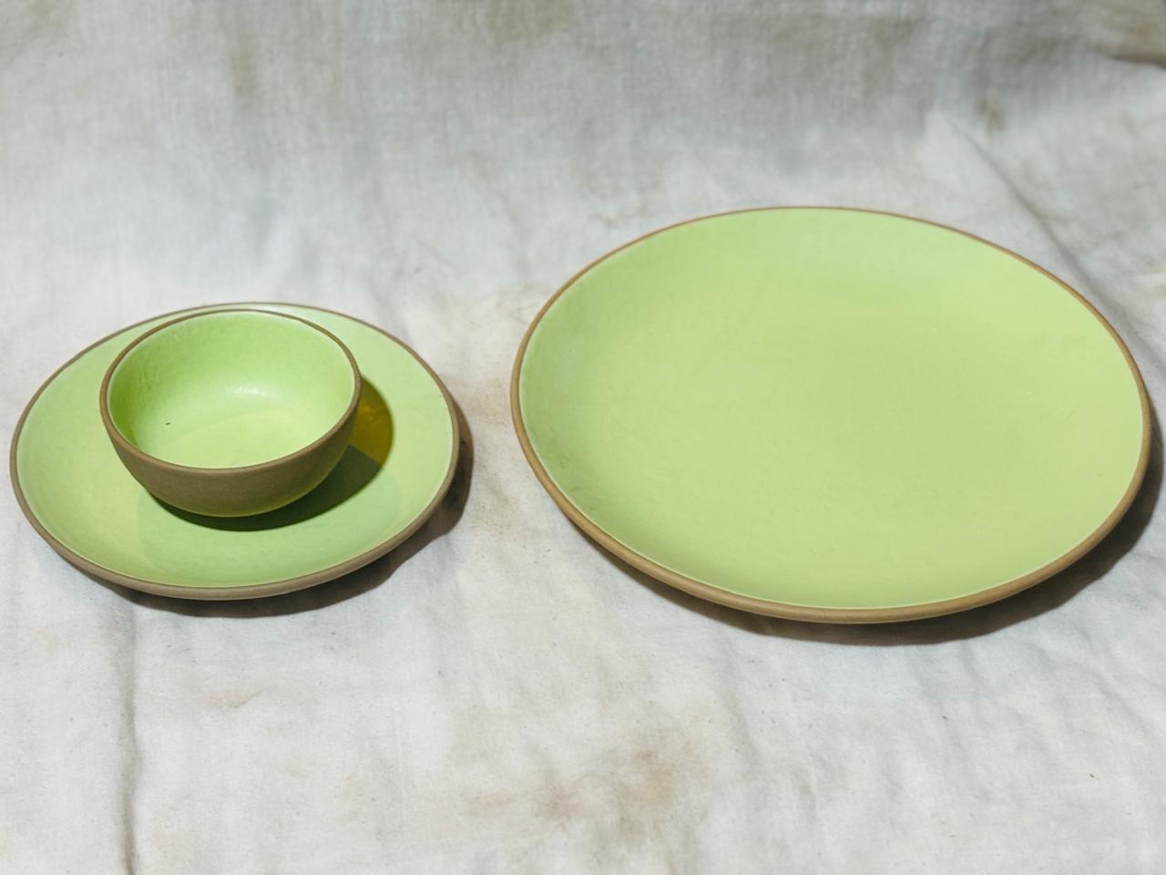 Ceramic Plate Set of 3 | Ceramic