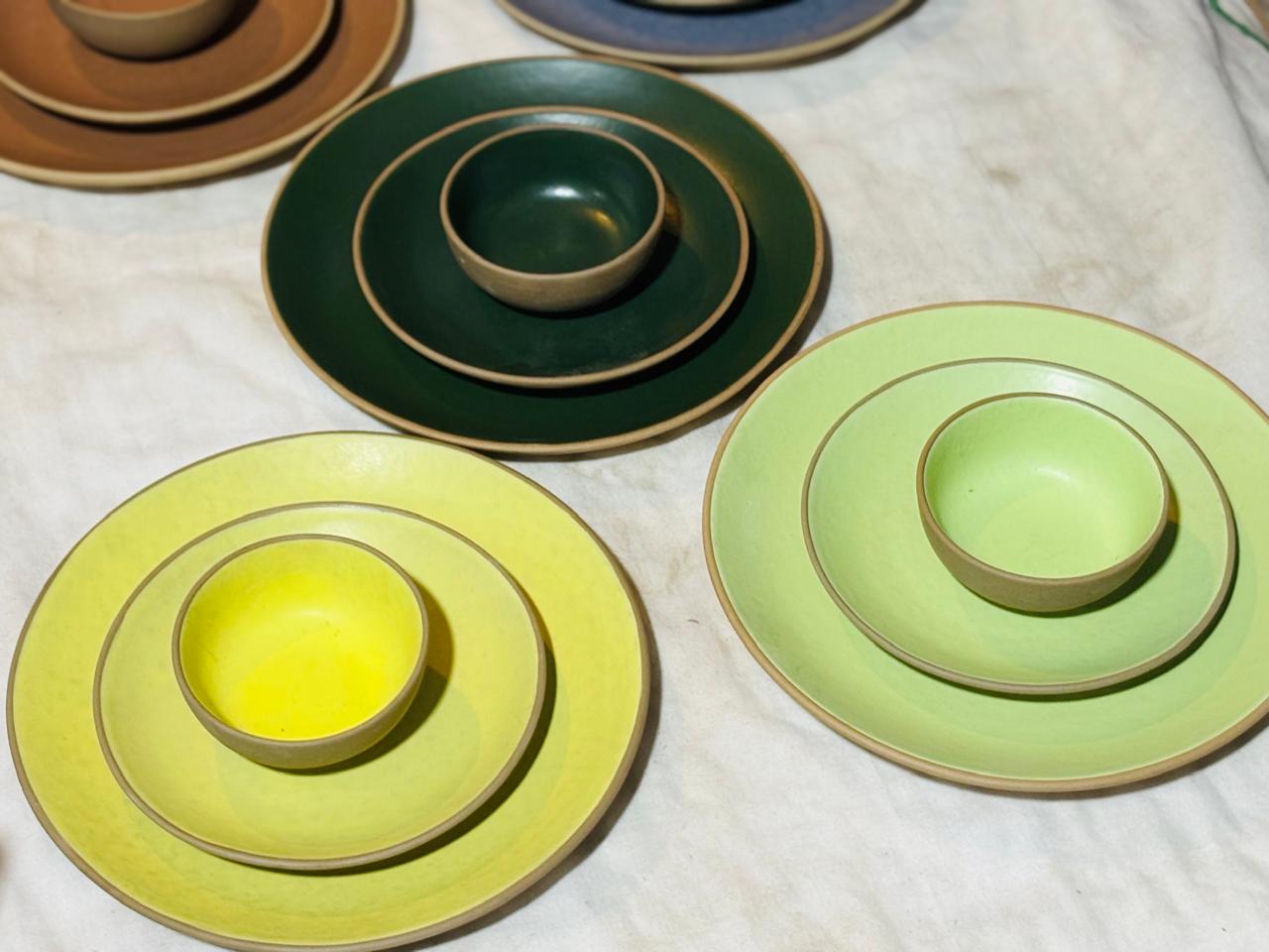 Ceramic Plate Set of 3 | Ceramic