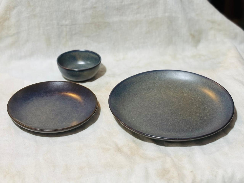 Ceramic Plate Set of 3 | Ceramic