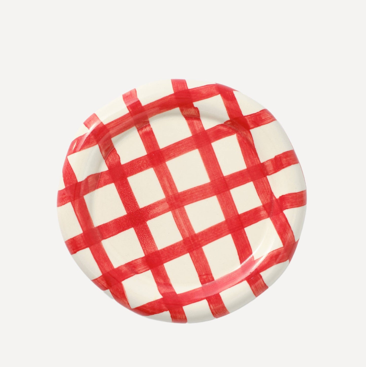Chequered Cookie Plate | Ceramic