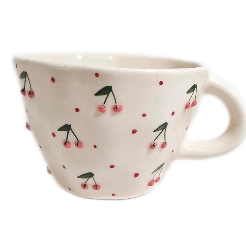 Cherry Embossed Cup ( Set of Cup and Saucer) | Pinterest Inspired Design