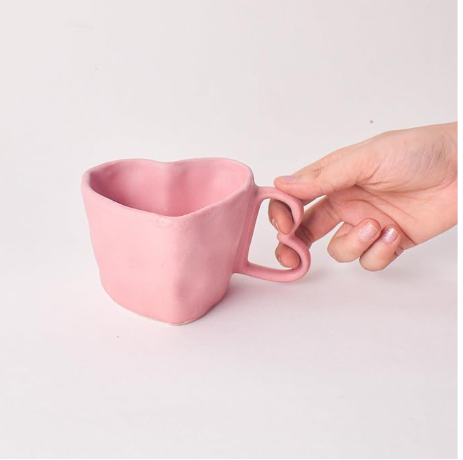 Pink Heart Cup ( Set of 2) | Pinterest Inspired Design