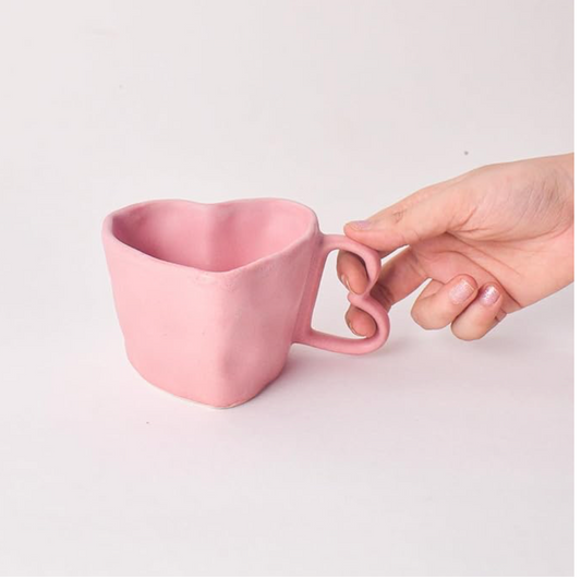 Pink Heart Cup ( Set of 2) | Pinterest Inspired Design