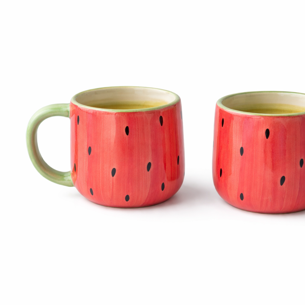 WATERMELON COFFEE MATCHING CUPS (Set of 2) | Pinterest Inspired Design