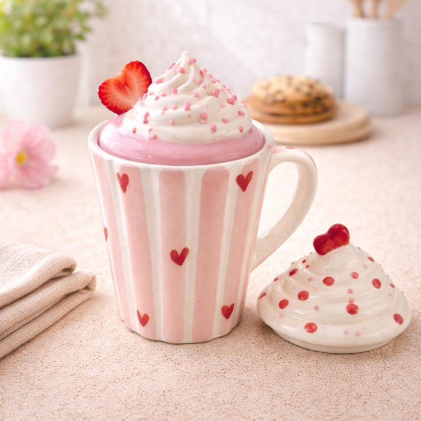THE Berry Bliss CUP with lid (Set of 1) | Pinterest Inspired Design