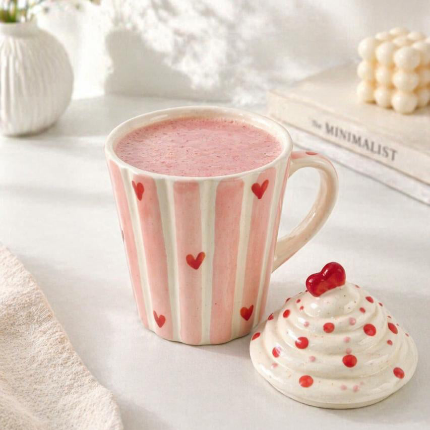 THE Berry Bliss CUP with lid (Set of 1) | Pinterest Inspired Design