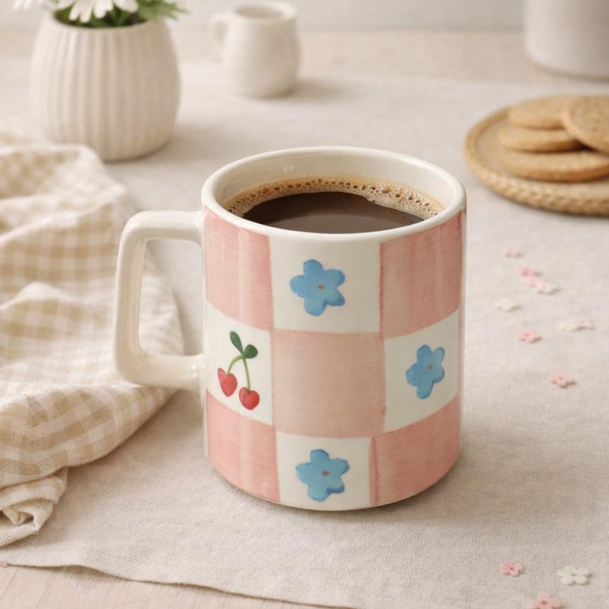 BLUSH BERRY COFFEE CUP (Set of 1) | Perfect gifting option