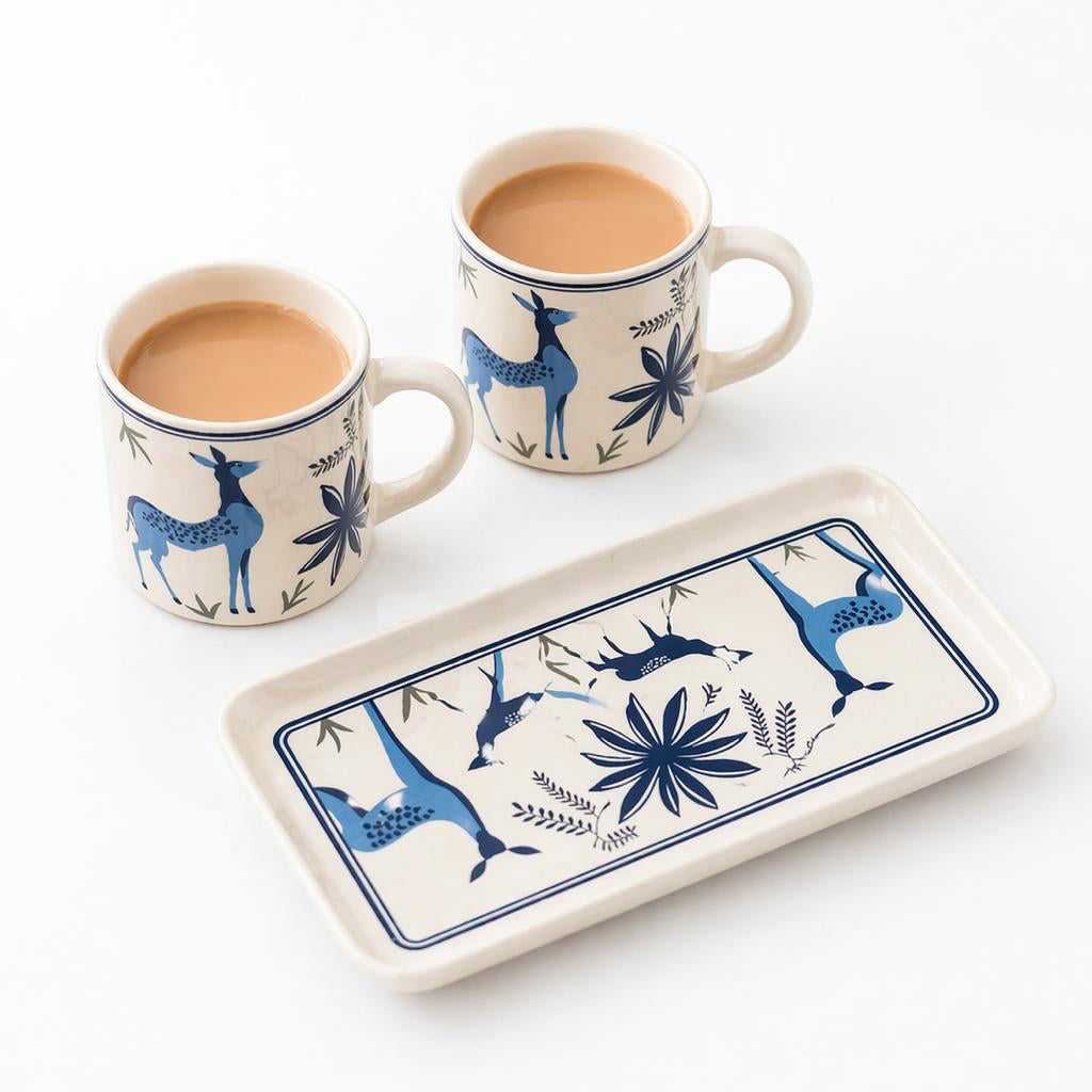 Wildwood Deer Duo Set ( Set of 2 cup and 1 tray) | Pinterest Inspired Design
