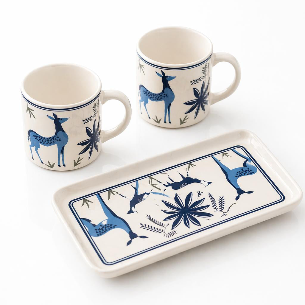 Wildwood Deer Duo Set ( Set of 2 cup and 1 tray) | Pinterest Inspired Design