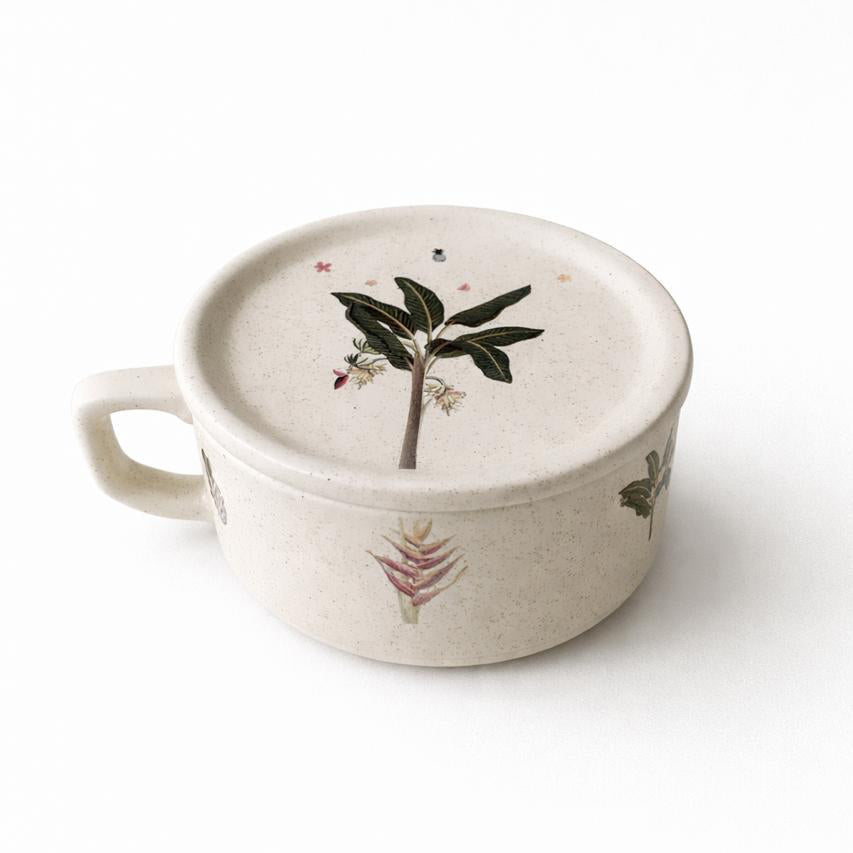 PALM TREE COFFEE CUP WITH LID  (Set of 1) | Perfect gifting option