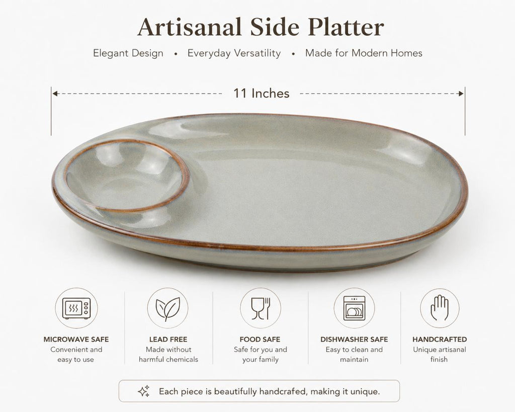 Artisanal Side Platter (set of 1)