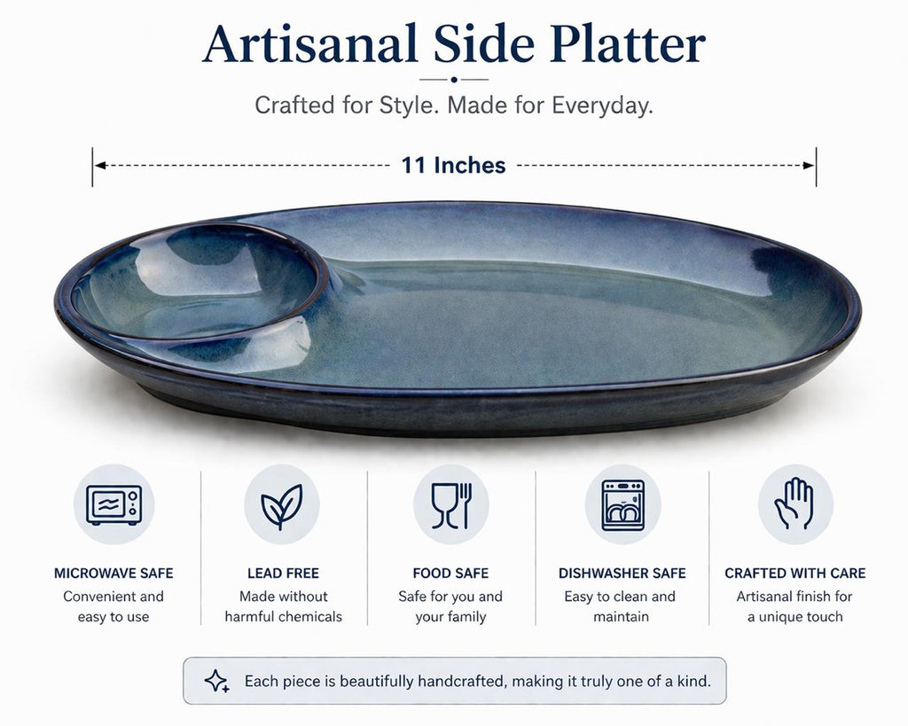 Artisanal Side Platter (set of 1)