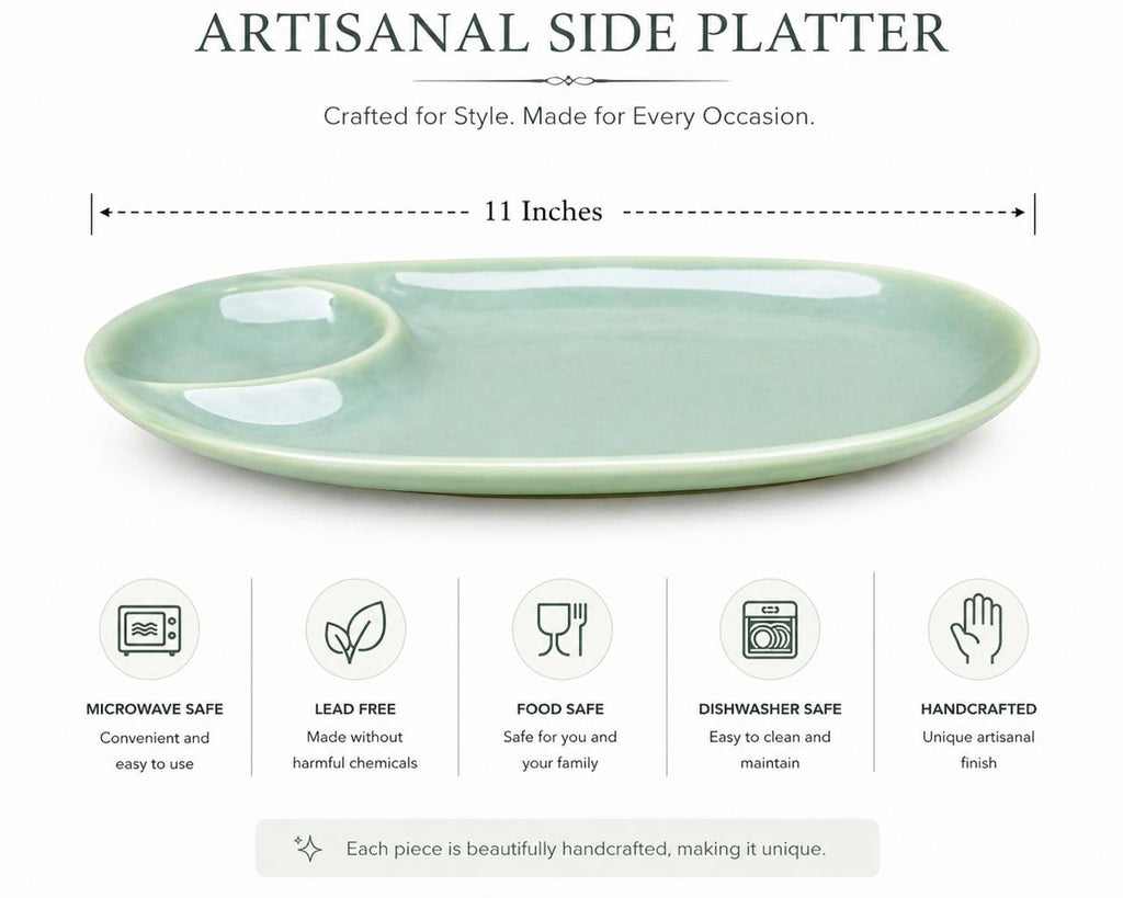 Artisanal Side Platter (set of 1)
