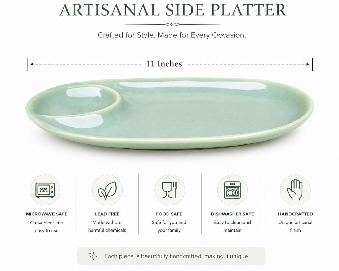 Artisanal Side Platter (set of 1)