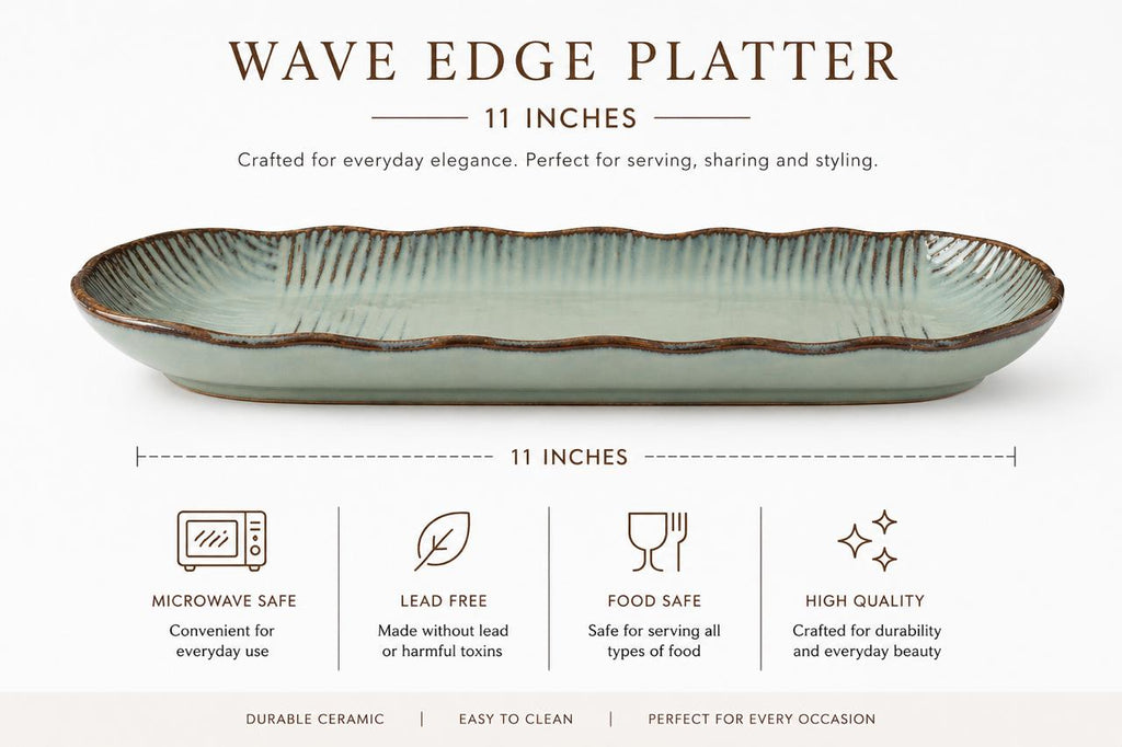 Artisanal Long Snack Platter (set of 1)