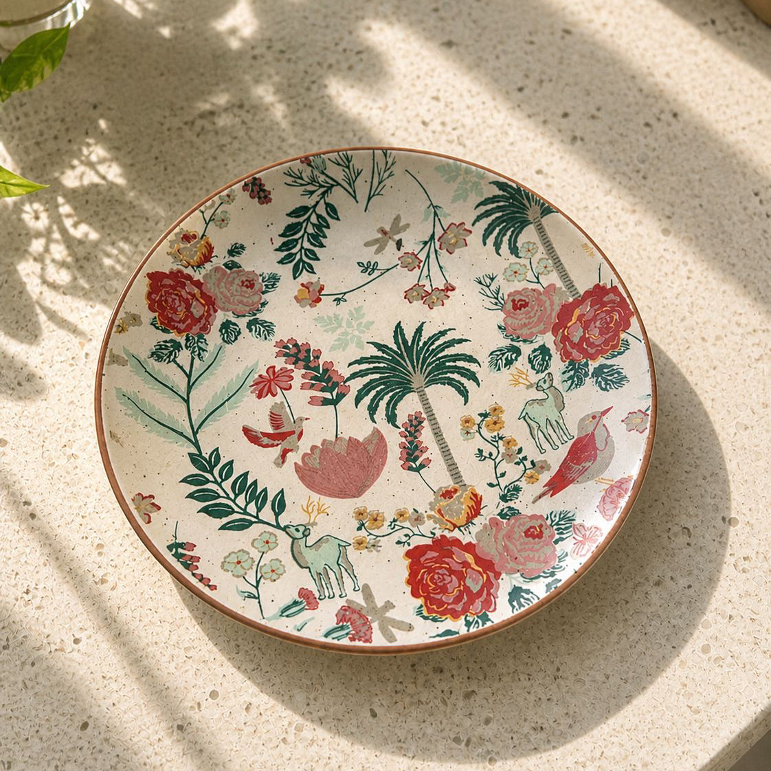 Flore Tropica Dinner Plate | Ceramic