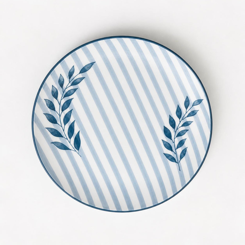 Blue Petal Dinner Plate | Ceramic